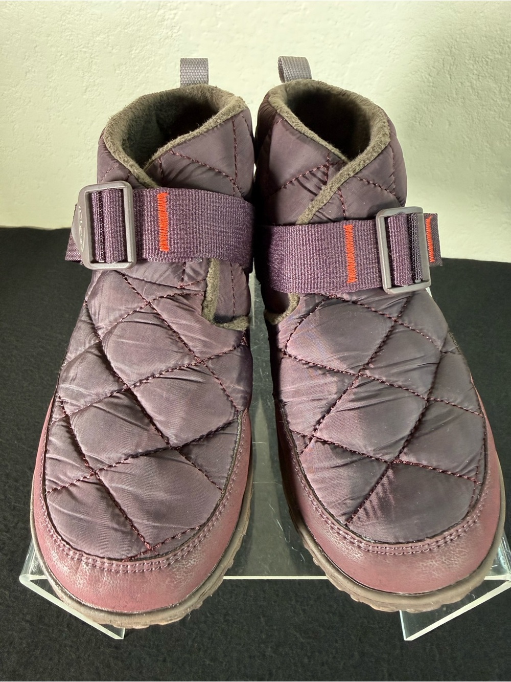 Chaco Ramble Puff Insulated Quilted Cozy Purple Shoes Size 7 - Picture 4 of 13